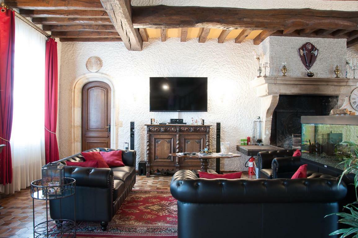 Maison Lalongere Longueville  Bagian luar foto